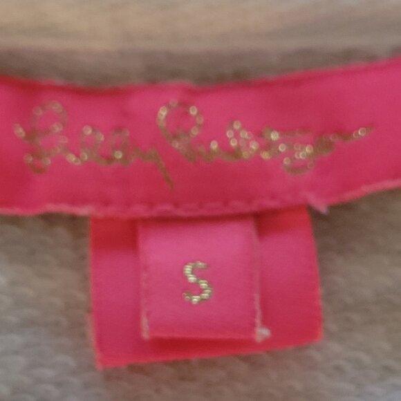 Lilly Pulitzer Half Button Down Long Sleeve Henley- White - Picture 4 of 12